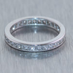 Tiffany & Co. Platinum 0.65ctw Diamond Eternity Wedding Band Ring