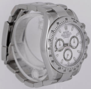 Rolex Daytona Cosmograph White Stainless Steel 40mm Chronograph Watch 116520