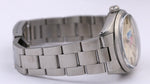 Rolex Oyster Perpetual Air-King DOMINOS 34mm Silver Stainless Steel 5500 Watch