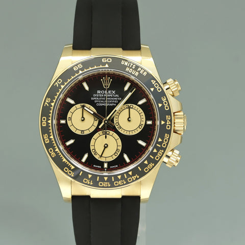 2024 NEW PAPERS Rolex Oysterflex Daytona 126518LN Gold Paul Newman Watch Box