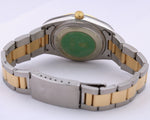 Rolex Oyster Perpetual Champagne Two-Tone 18K Yellow Gold Steel 34mm 14203 Watch
