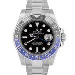 MINT Rolex GMT-Master II Batman Blue Ceramic Stainless 40mm Watch 116710 BLNR