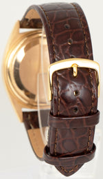 VINTAGE 1960 Rolex Day-Date 36mm Champagne Pie Pan 18K Yellow Gold Watch 1806