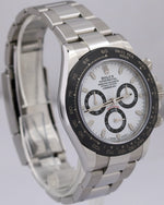 MINT 2023 Rolex Daytona 116500 LN Ceramic PANDA White Stainless Steel 40mm BOX