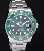 2017 MINT Rolex Submariner Hulk 116610LV Green Dial 40mm Ceramic Watch Box