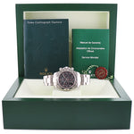 MINT Rolex Daytona Racing Dial Red Hands 116509 Cosmograph White Gold Watch