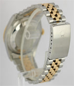 Rolex DateJust Two-Tone 18K Yellow Gold Steel Roman Champagne 36mm 16233 Watch