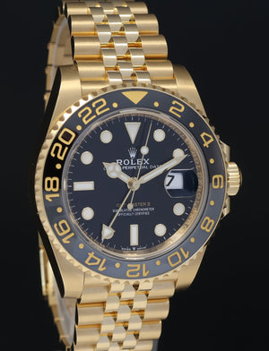 2024 NEW PAPERS Rolex GMT Master Yellow Gold 126718 Jubilee 40mm Watch Box