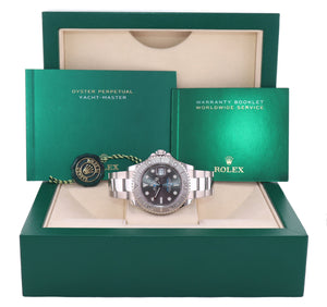 2022 MINT Rolex Yacht-Master 40mm 126622 Stainless Steel Platinum Rhodium Watch