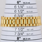 RARE FACTORY BAGUETTE ONLY Rolex Day-Date President Diamond 18238 36mm 18K Watch