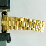 RARE FACTORY BAGUETTE ONLY Rolex Day-Date President Diamond 18238 36mm 18K Watch