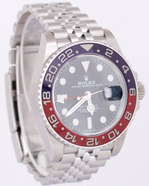 MINT NEW CARD Rolex GMT-Master II 126710 BLRO PEPSI Red Blue JUBILEE 40mm BOX