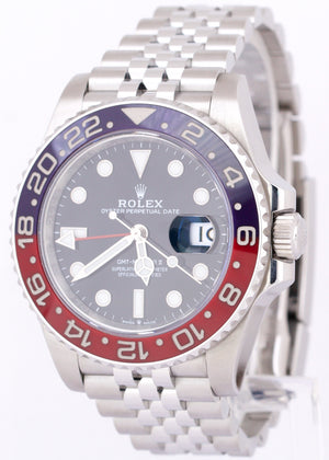 MINT NEW CARD Rolex GMT-Master II 126710 BLRO PEPSI Red Blue JUBILEE 40mm BOX