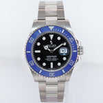 STICKERS NOV 2023 NEW PAPERS Rolex Submariner Blue Smurf 126619 White Gold Watch