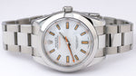 MINT Rolex Milgauss WHITE Orange Stainless Steel 40mm 116400 Oyster Watch