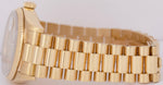UNPOL. Rolex Day-Date President 36mm Champagne Yellow Gold Fluted Watch 18038
