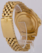 VINTAGE 1979 Rolex GMT-Master Brown ROOT BEER 18K Yellow Gold JUBILEE Watch 1675