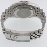 2023 NEW Rolex DateJust 126234 Blue Stick Motif Steel Jubilee White Gold 36mm Watch