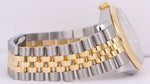 MINT Rolex DateJust 36mm WHITE ROMAN Fluted JUBILEE 18K Steel 116233 Watch