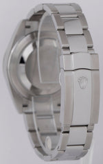 NEW PAPERS Rolex DateJust Black 41mm 18K Fluted Steel Oyster Watch 126334 BOX