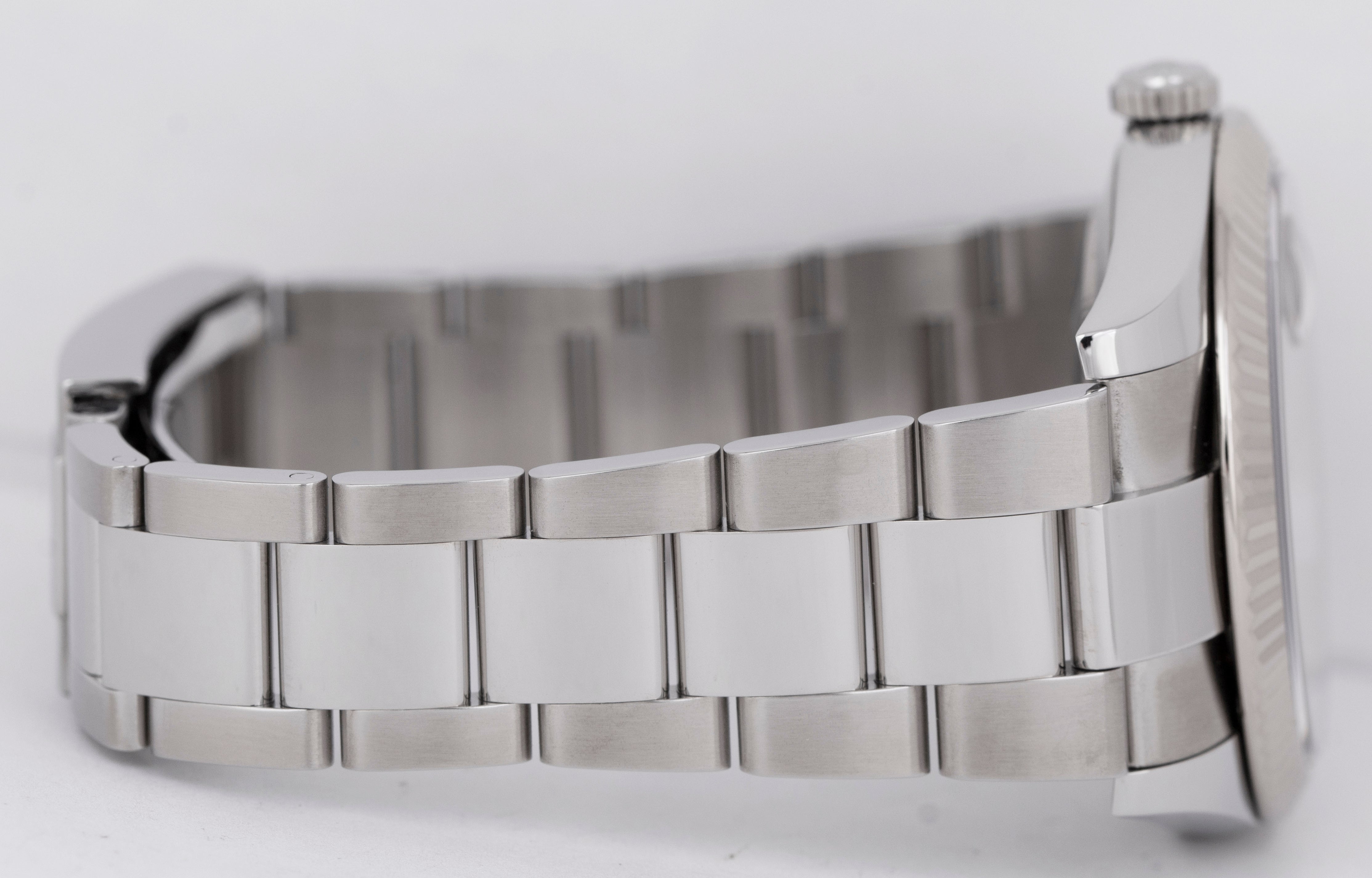 NEW PAPERS Rolex DateJust Black 41mm 18K Fluted Steel Oyster Watch 126334 BOX