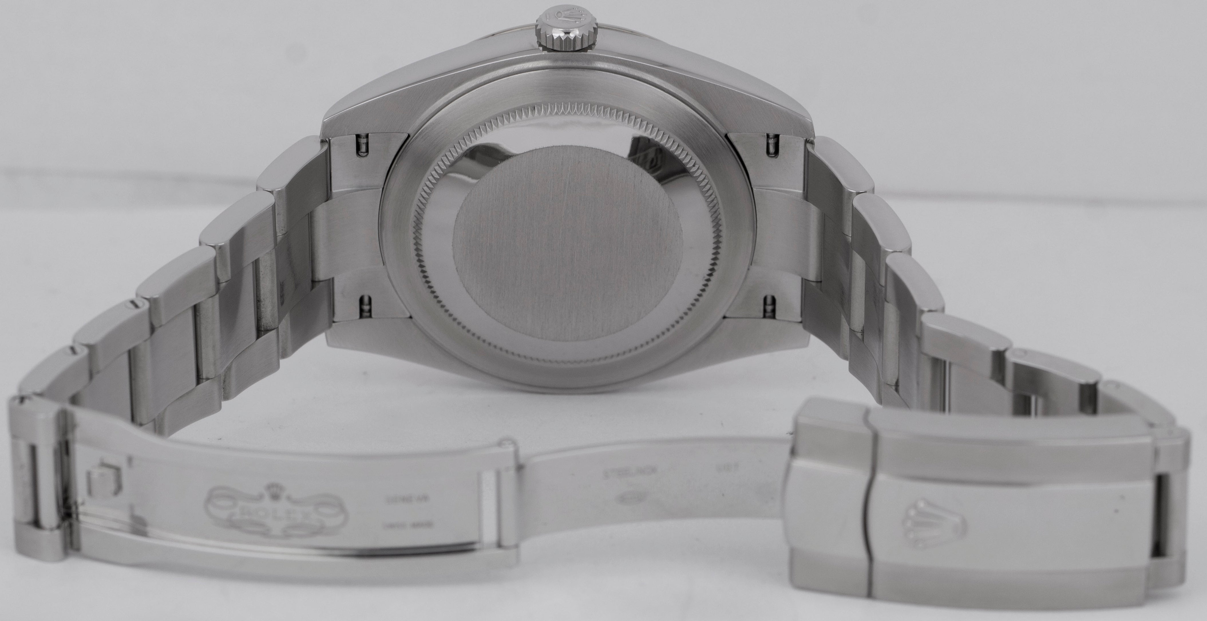 NEW PAPERS Rolex DateJust Black 41mm 18K Fluted Steel Oyster Watch 126334 BOX