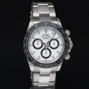 2021 MINT Rolex Daytona 116500LN White Ceramic Panda Chrono Watch Box