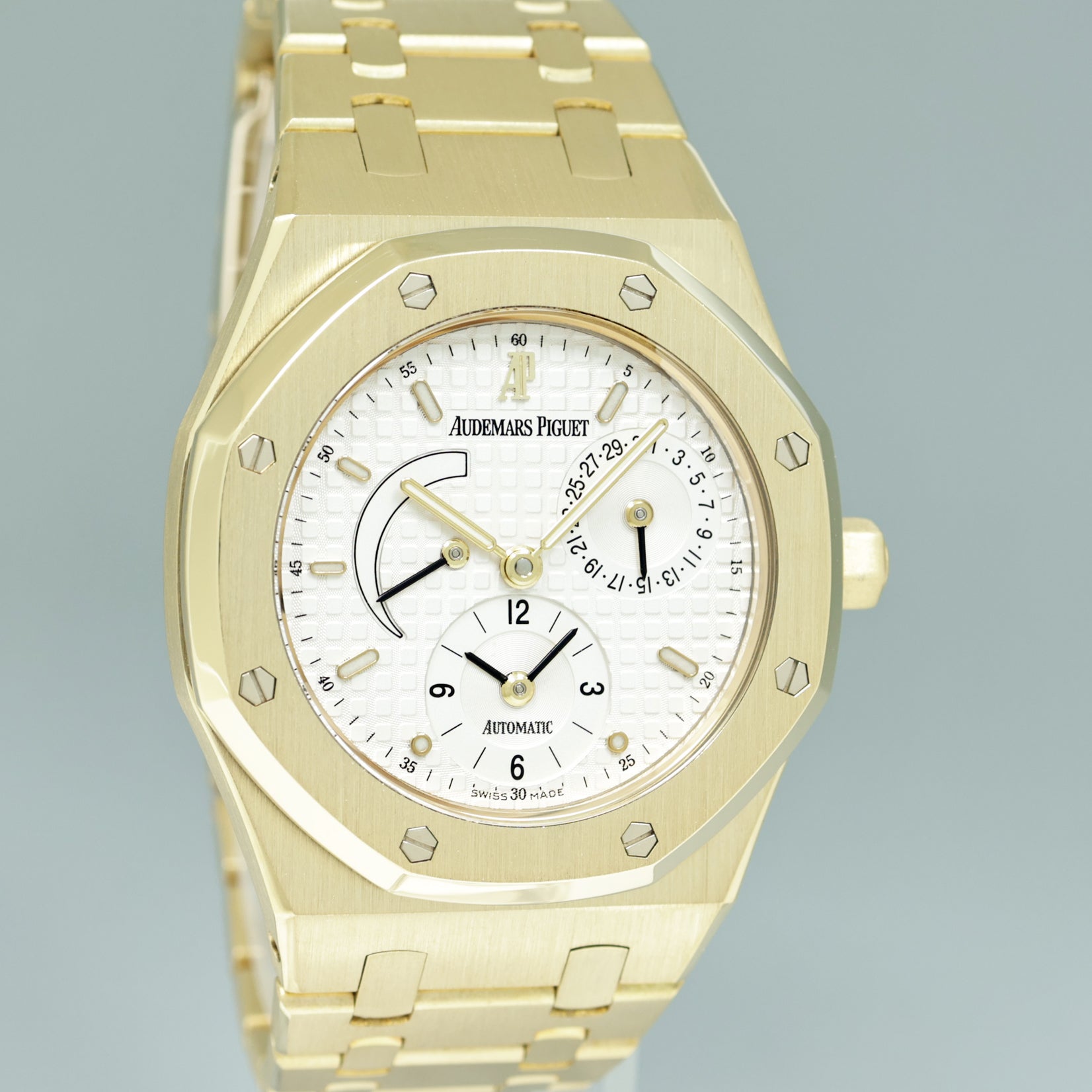 PAPERS Audemars Piguet Royal Oak Dual Time 36mm Yellow Gold 25730BA Watch Box