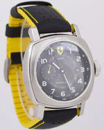 MINT Panerai Ferrari Scuderia GMT Black Steel 45mm Automatic Watch FER00009