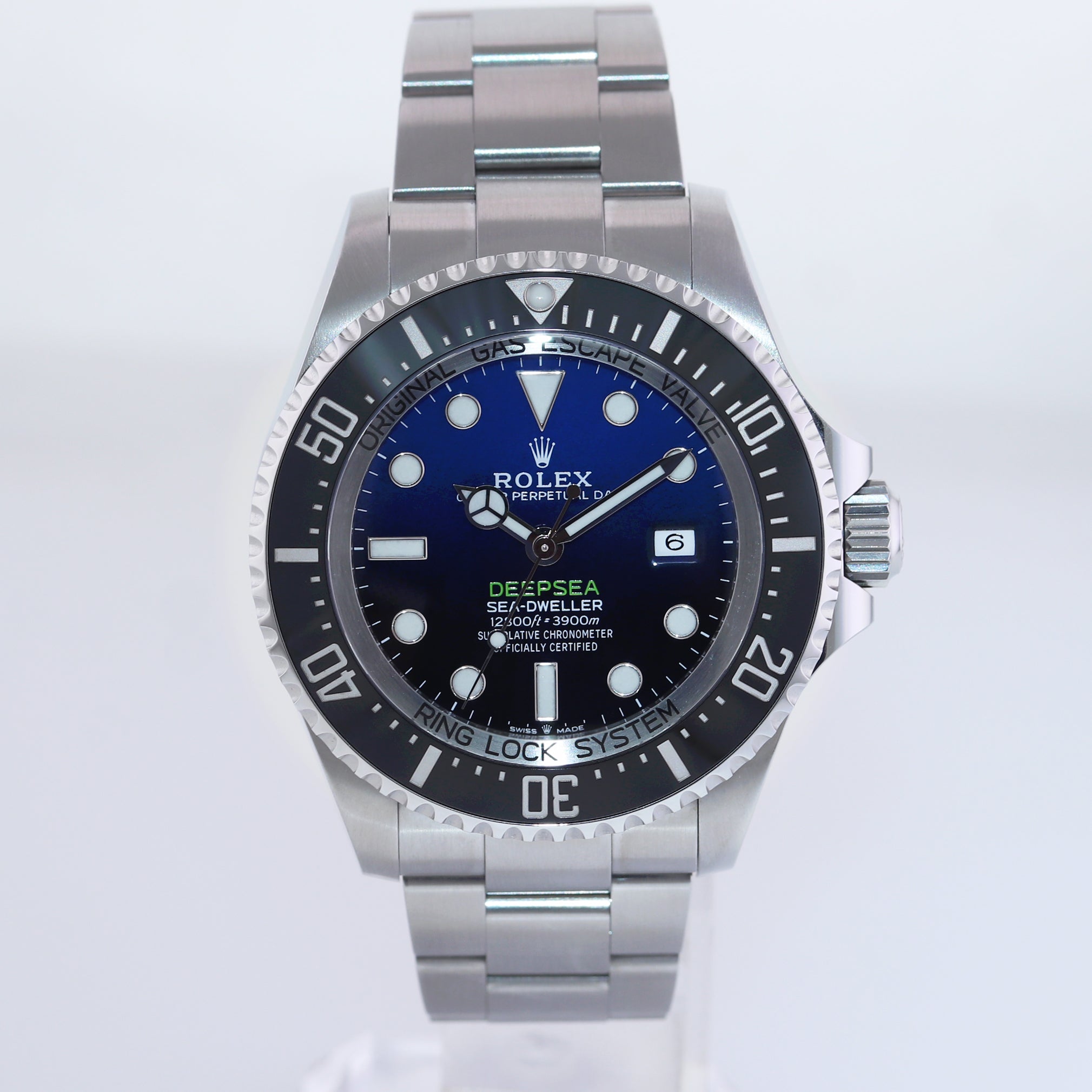 2021 NEW PAPERS Rolex Sea-Dweller Deepsea James Cameron Blue 126660 44mm Watch