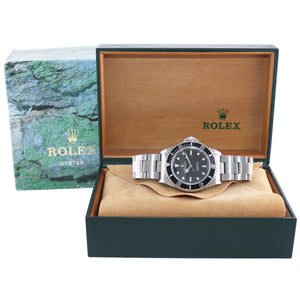 MINT 2000 Rolex Submariner No-Date 2 line dial 14060 Steel Black 40mm Watch Box