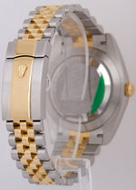 Rolex DateJust 41 CHAMPAGNE DIAMOND 18K Gold Steel 41mm JUBILEE Fluted 126333