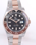 2020 MINT Rolex GMT Master Root Beer Two Tone Rose Gold 126711 Watch Box