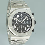 MINT Audemars Piguet 42mm Royal Oak Offshore Chronograph Stainless Steel 26170ST Black Watch