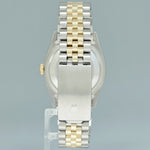 PAPERS Rolex DateJust 16233 Two Tone Yellow Gold Jubilee Champagne Diamond Watch