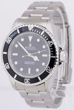MINT Rolex Submariner No-Date Black Stainless Steel 40mm Automatic Watch 14060 M