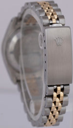 PAPERS MINT Rolex DateJust 26mm White Roman Two-Tone 18K Gold Jubilee 69173 BOX