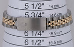 PAPERS MINT Rolex DateJust 26mm White Roman Two-Tone 18K Gold Jubilee 69173 BOX