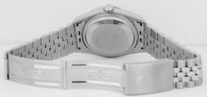 MINT Rolex DateJust DIAMOND White 36mm Stainless Steel Jubilee Watch 16220