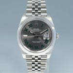 2024 NEW PAPERS Rolex DateJust 41 Steel 126300 Wimbledon Jubilee 41mm Watch Box