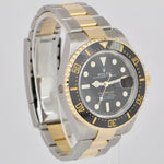 MINT 2023 Rolex Sea-Dweller 43mm Two-Tone 18K Yellow Gold Steel Black 126603