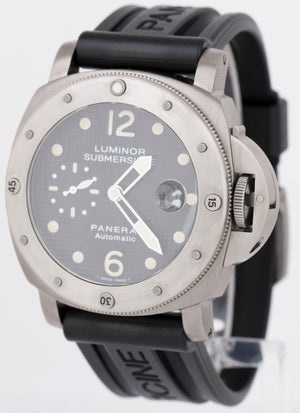 Panerai Luminor Submersible PAM 25 Automatic Titanium 44mm Date Watch PAM00025