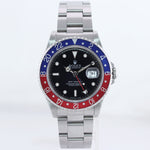 MINT 1997 PAPERS Rolex GMT-Master Pepsi Blue Red Steel 16700 Watch Oyster Box
