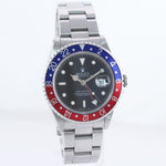 MINT 1997 PAPERS Rolex GMT-Master Pepsi Blue Red Steel 16700 Watch Oyster Box