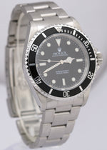 PAPERS Rolex Submariner No-Date SWISS ONLY Steel Black Oyster 40mm 14060 BOX