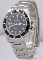 PAPERS Rolex Submariner No-Date SWISS ONLY Steel Black Oyster 40mm 14060 BOX