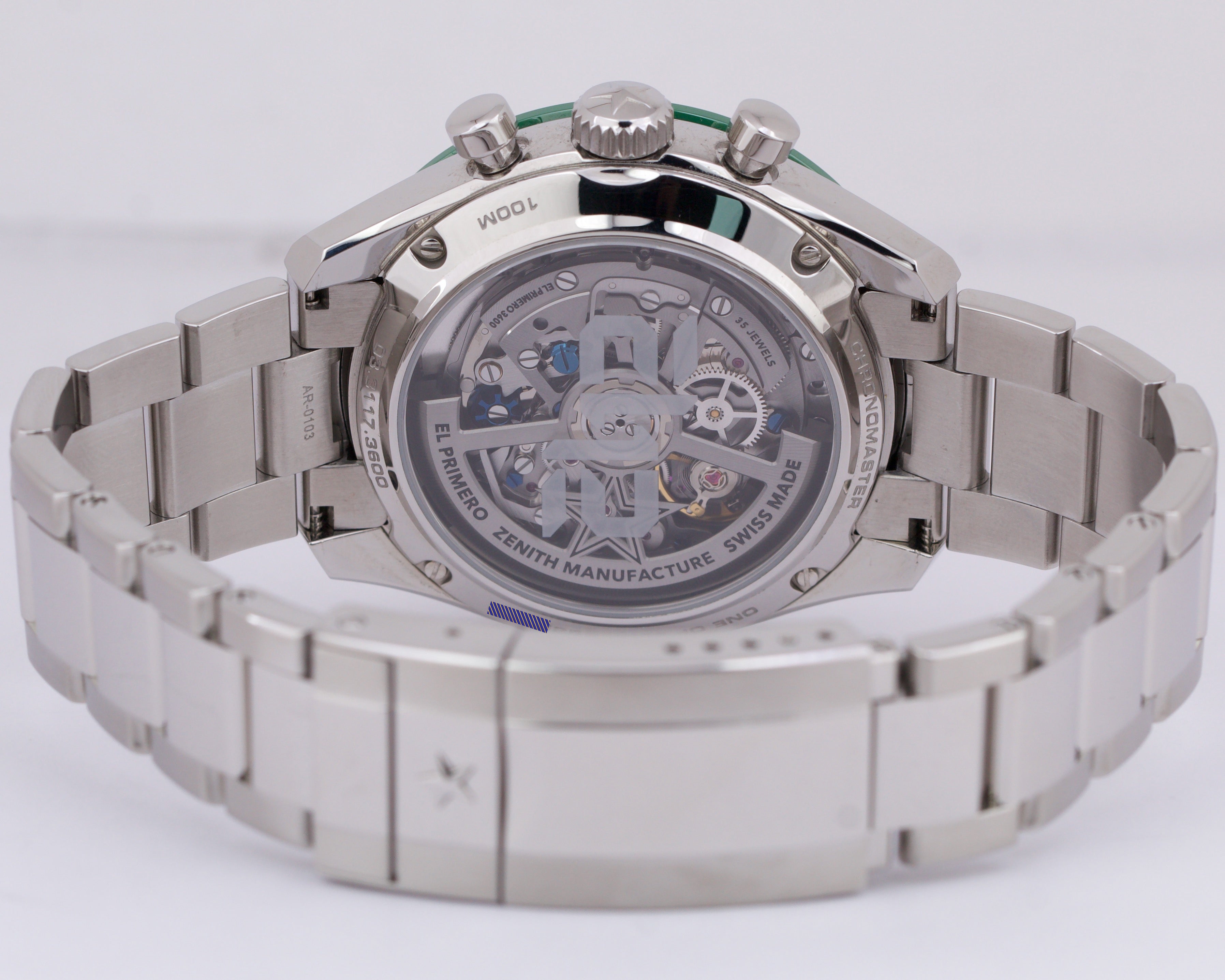 PAPERS Zenith Chronomaster Sport AARON RODGERS 41mm 03.3117.3600/56.M3100 BOX