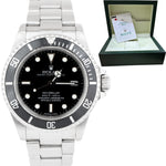 PAPERS Rolex Sea-Dweller 16600 Automatic 40mm Stainless Steel Black Watch BOX