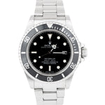 PAPERS Rolex Sea-Dweller 16600 Automatic 40mm Stainless Steel Black Watch BOX