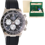 2024 NEW PAPERS Rolex Daytona White Gold 126519LN Ceramic Baby Le Mans Watch Box